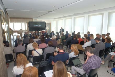Press conference for Marmomac 2018.