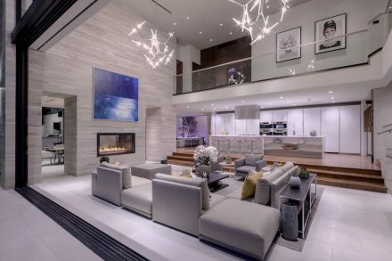CID-Awards: Design category, Residential Stone. Project: Luxury Modern Design. Designer: Gaskin Designs & Development. Location: West Hollywood, CA.