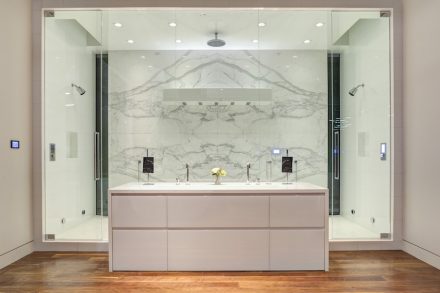 CID-Awards: Design category, Residential Stone. Project: Luxury Modern Design. Designer: Gaskin Designs & Development. Location: West Hollywood, CA.