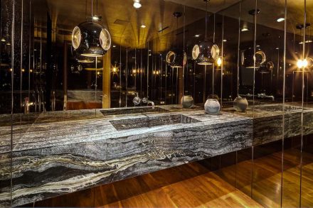 CID-Awards: Design category, Residential Stone. Project: Luxury Modern Design. Designer: Gaskin Designs & Development. Location: West Hollywood, CA.