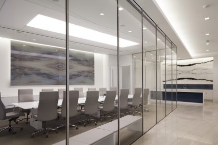 CID-Awards: Installation category, Commercial Stone. Project: 609 Main. Installer: Camarata Masonry Systems, Ltd. Location: Houston, TX.