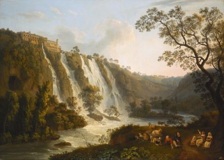 Jacob Philipp Hackert, „Maecenas’ Villa and the Waterfalls at Tivoli“, 1783. Source: State Hermitage Museum, St Petersburg