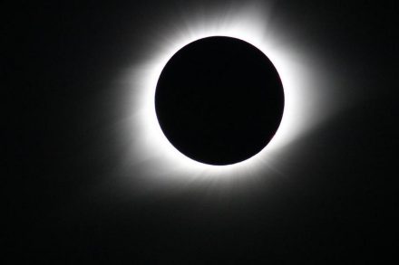 The Sun's corona during the 2017 total solar eclipse. The image was taken on August 21 from a Nasa Gulfstream III aircraft flying 35,000 feet above the Oregon coast. Photo: NASA's Goddard Space Flight Center/Gopalswamy