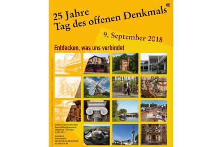 Plakat des Tags des offenen Denkmals 2018.