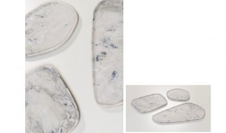 Trays „Árdea“. Design: Estúdiobola; company: Amagran; marble Superlative.