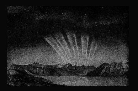 An illustration of the Great Comet of 1744. Source: Wikimedia Commons