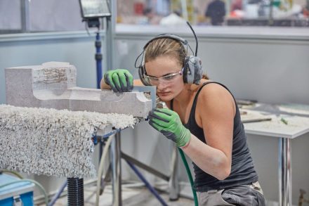 Anna Feldbauer von Kienesberger Steinmetzmeister GmbH aus Schlüsslberg, Oberösterreich.