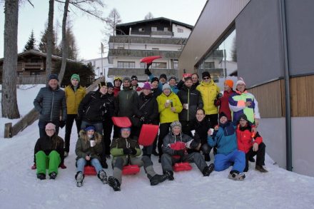 Zipfelbobrennen bei der Bildungswoche 2019: die Überlebenden.