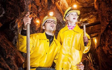 Titelfoto der Broschüre über die Bergbau-Erlebnistage 2019.