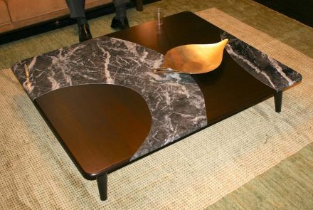 Product design WITH stone: company <a href="http://www.bamax.it/"target="_blank">Bamax</a>, Salone del Mobile 2019.