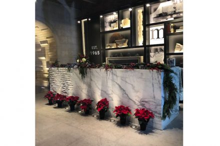 CID-Awards: Commercial Stone Design. Project: Chicago Showroom. Designer: Materials Marketing. Location: Chicago, IL.