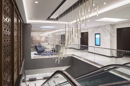 CID-Awards: Commercial Tile Design. Project: United Polaris. Designer: Fiandre. Location: Newark, NJ & San Francisco, CA.