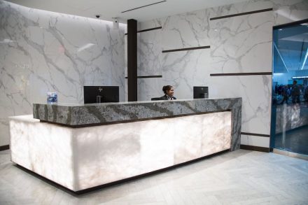 CID-Awards: Commercial Tile Design. Project: United Polaris. Designer: Fiandre. Location: Newark, NJ & San Francisco, CA.