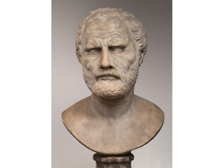 Bildnis des athenischen Staatsmanns Demosthenes, © Staatliche Museen zu Berlin, Antikensammlung, Foto: Universität zu Köln, Archäologisches Institut, CoDArchLab, Philipp Groß