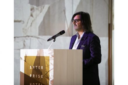 Marco De Angelis from GDA (Marmi e Graniti, Massa), president of Confindustria Marmomacchine.