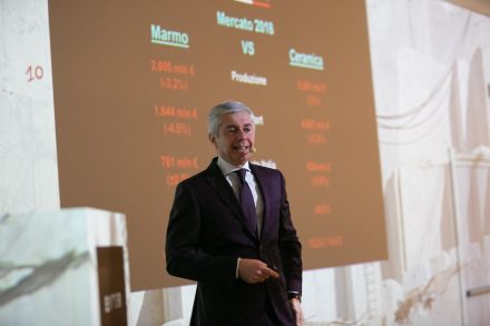 Flavio Marabelli, honorary president of Confindustria Marmomacchine.