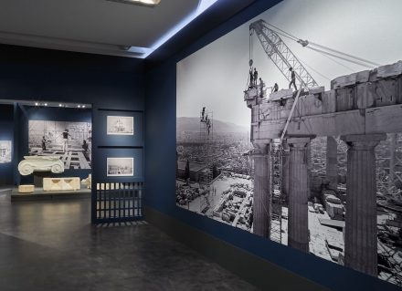 Ausstellung „Chisel and Memory“ im Akropolismuseum in Athen.