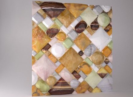 Citco Privé 2019: Marble wall „Petit Solitaire“ (350 x 380cm).