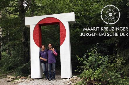 Maarit Kreuzinger und Jürgen Batscheider (Berlin, Memmingen) erstellten ein Tor als Sinnbild für Transformation.