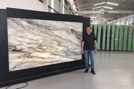Cariús Marble, with Carlos Rubens Alencar.