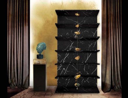 Arte nel Design: bookshelf „Sfera”.