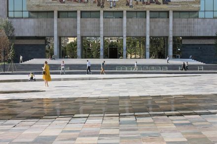 51N4E: Skanderbeg Square, Tirana.