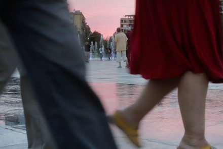 51N4E: Skanderbeg Square, Tirana.