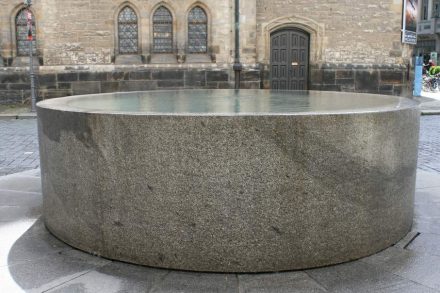 The „Fountain of Unity“ by David Chipperfield in Leipzig.
