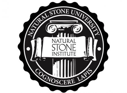 The logo of the Natural Stone University.