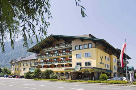 Das Hotel Hubertushof in Anif unweit von Salzburg. Foto: Hotel