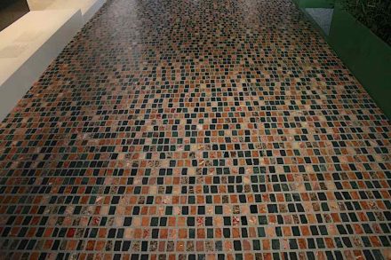 ... innovative Terrrazzo by Italian <a href="https://www.cancianpavimenti.it/"target="_blank">Cancian Pavimenti</a> was introduced at Marmomac 2019. Photos: Peter Becker