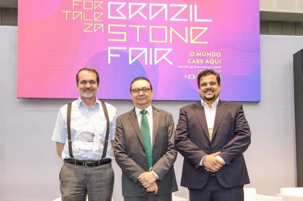 F.l.t.r: Peter Becker, Carlos Rubens A Alencar, Dr. Pedro Amaral.