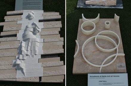 Verona Academy of Fine Arts: „Rewind“ (left), „Cont Roll“.