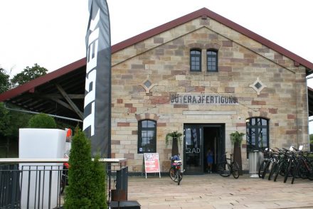 Hünfeld, ehemalige Güterhalle.