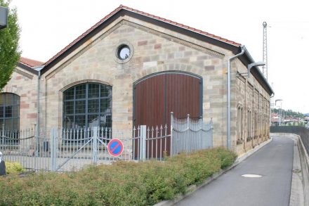 Hünfeld, ehemaliger Lokschuppen.