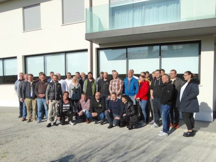 Gruppenbild mit den Teilnehmern des Fila-Profikurses 2019 in Italien.