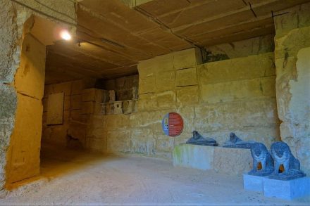 Grassi Pietre: Company Museum in the underground quarry.