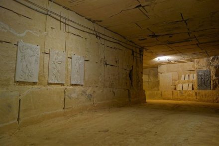 Grassi Pietre: Company Museum in the underground quarry.