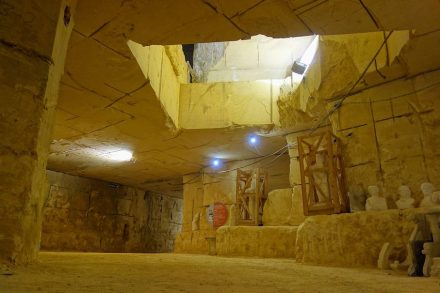 Grassi Pietre: Company Museum in the underground quarry.