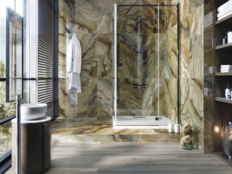 Lapicida: new collection with „vibrant mural-styled ceramics and dramatic marble-effect porcelains“