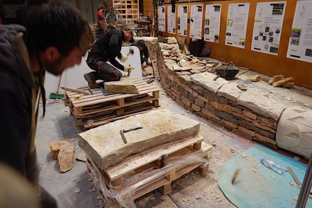 Trockenmauer des französischen Verbands FFPPS. Foto: Verband