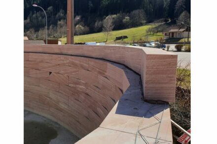 Christoph Aubertin Architecte: Besucherzentrum in Plainfaing in den Vogesen.