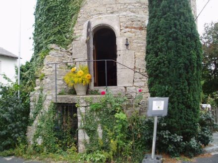 Der Federolfsturm in Eibelstadt, auch Dicker Turm genannt.
