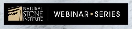 Logo of the Webinar-Series by the Natural Stone Institute (NSI).