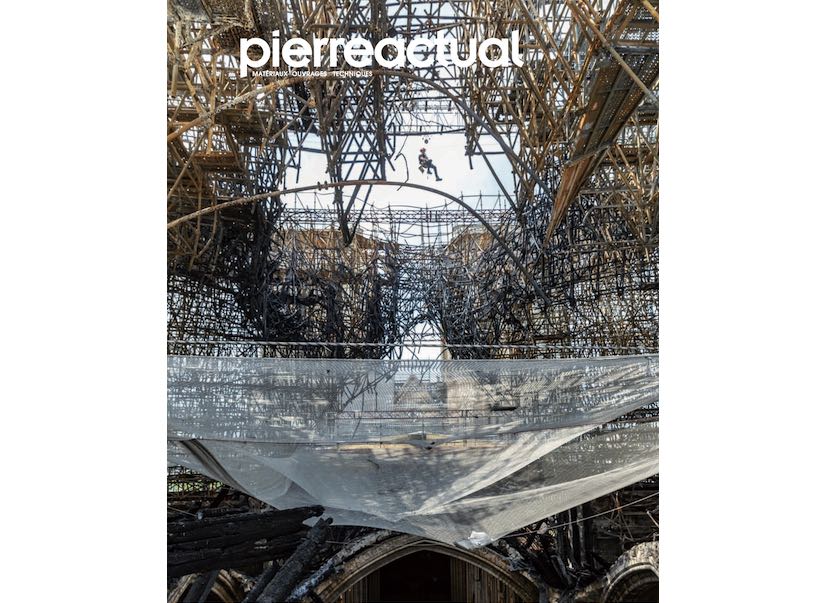In his issue 999, French magazine Pierre Actual has exceptional photos of the removal of Notre Dame’s scaffolding