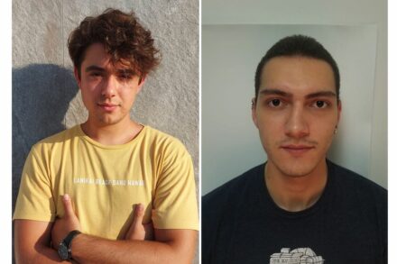 Die Preisträger: Batuhan SÜTBEYAZ (links), Yağız SOYSAL.