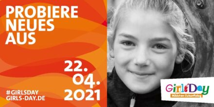 Flyer zuum Girls'Day 2021.