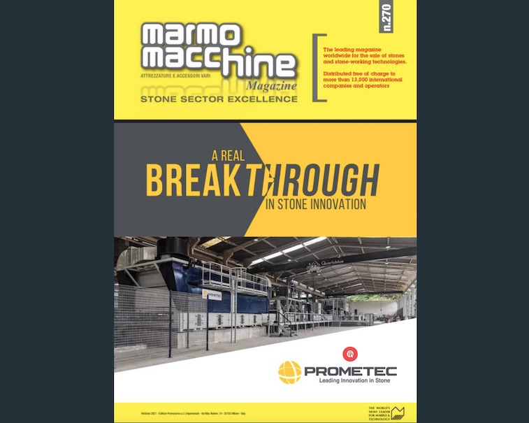 “Safety – a Must in extraction work“ is one of the topics in Marmomacchine magazine February 2021 (#270)