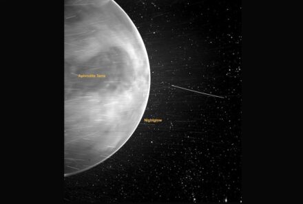 Die Hochlandregion Aphrodite Terra der Venus. Bild: NASA/Johns Hopkins APL/Naval Research Laboratory/Guillermo Stenborg und Brendan Gallagher