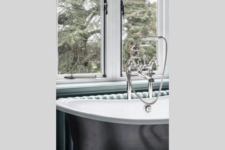 Bathroom by interior designers Lewis Knox.